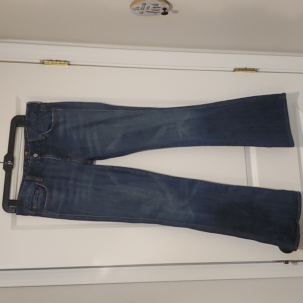 7 for all mankind designer denim size: 31 color: washed blue